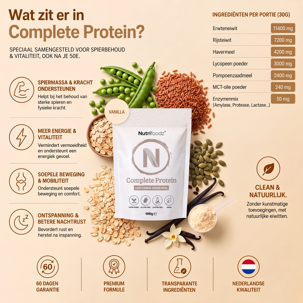 Nutrifoodz® Complete Protein - Vanilla