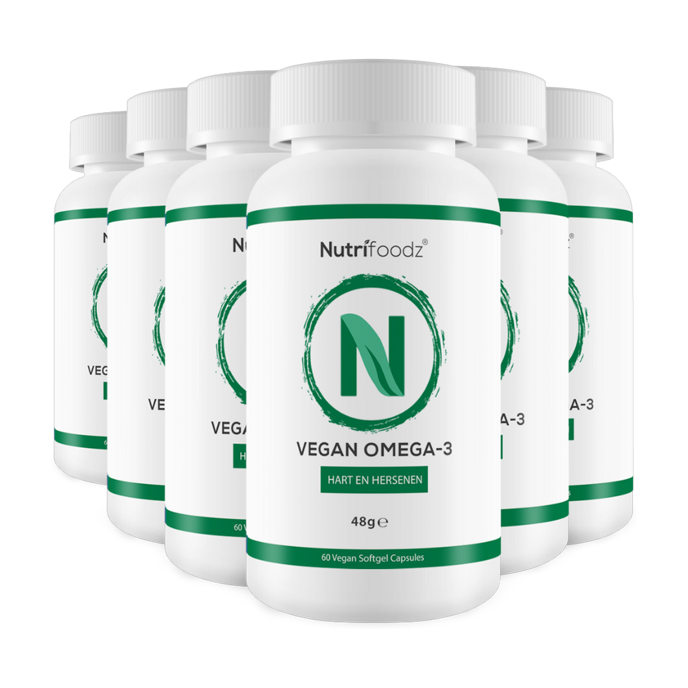 Nutrifoodz® Vegan Omega-3 - 6er-Pack (15% Rabatt)
