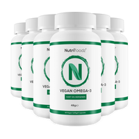 Nutrifoodz® Vegan Omega-3 - 6er-Pack (15% Rabatt)